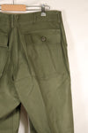 1970s Contract 36 x 31 US Army OG-107 Type III Utility Pants in good used condition