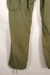 1963 contract, estimated XS 1st Model Jungle Fatigue pants, used with strong signs of use.