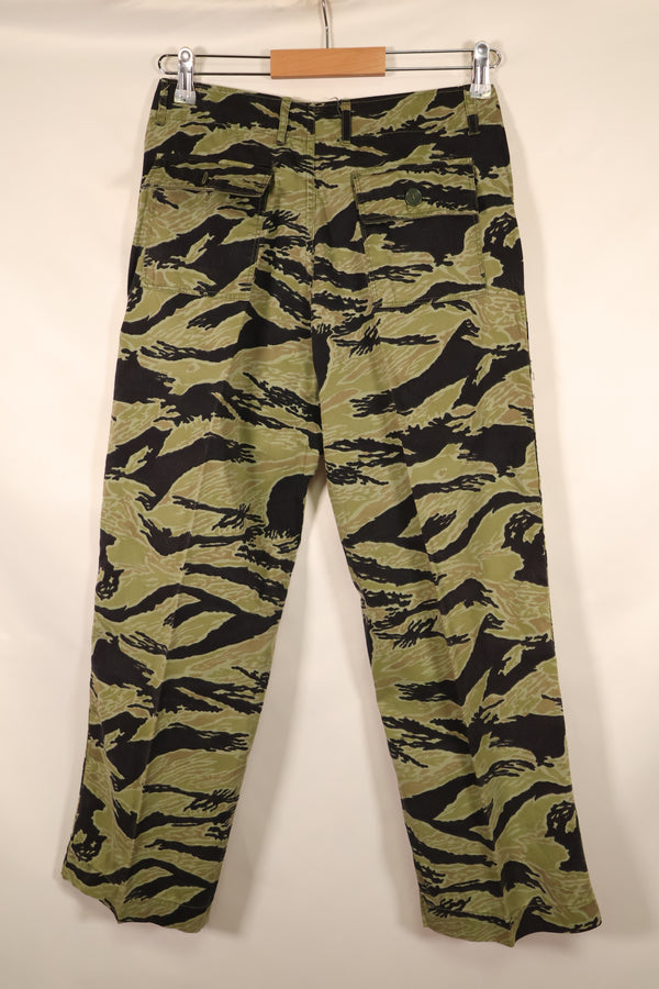 1970, Estimated Size S–M, U.S. Navy Military Advisory Group, Advisor, VNMC 4th Tiger Stripe Set, Used