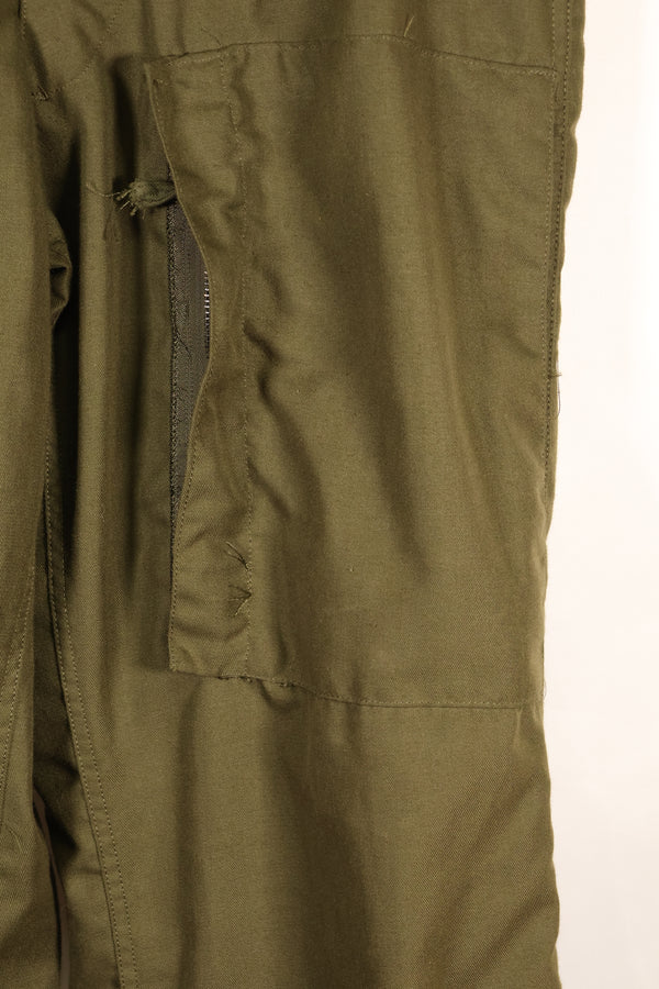 Early 1970's M-L pilot fireproof pants, size tag missing, used.