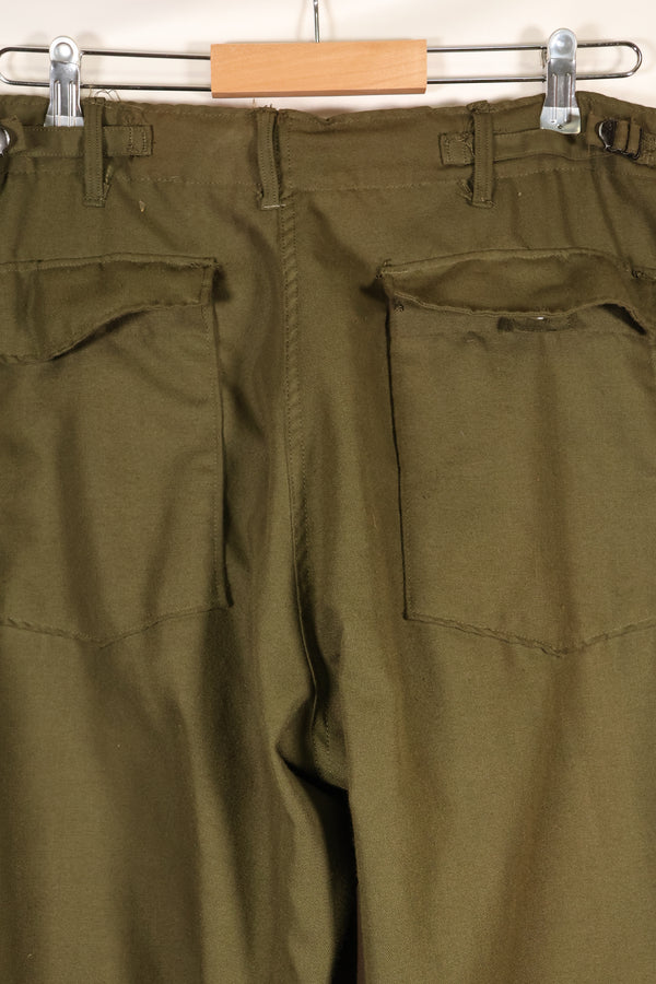 Early 1970's M-L pilot fireproof pants, size tag missing, used.