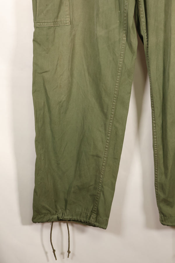 1964 Contract S-S 1st Model Jungle Fatigue Pants, Film Company Release, Faded, Used
