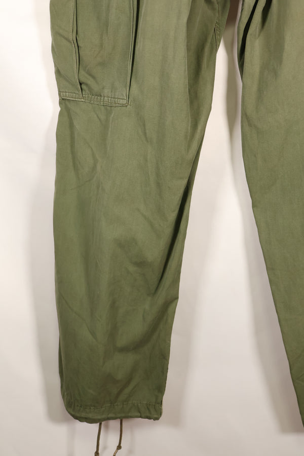 1964 Contract S-S 1st Model Jungle Fatigue Pants, Film Company Release, Faded, Used