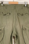 1964 Contract S-L 1st Model Jungle Fatigue Pants CRC Release Faded Used