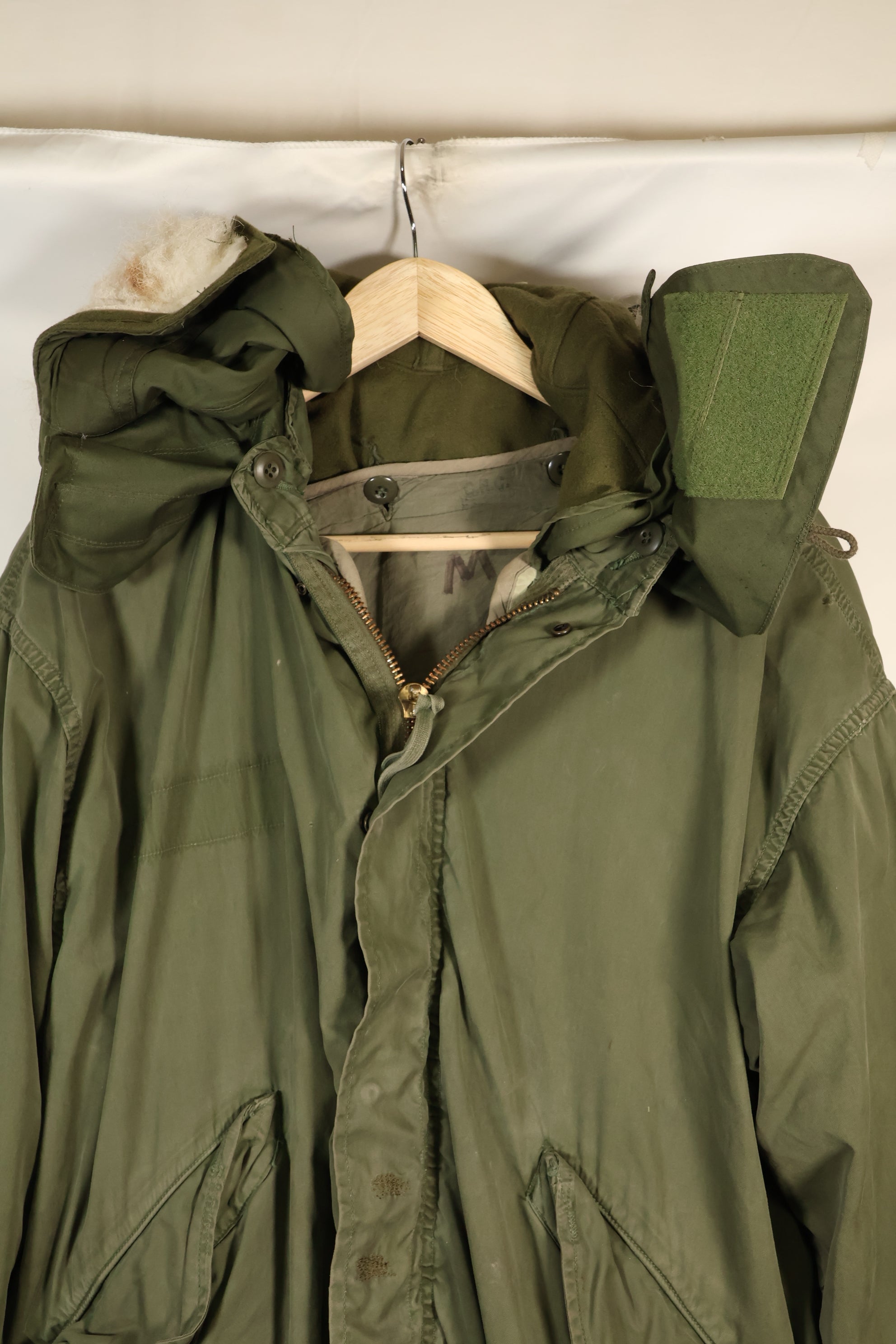 Year Mix 1972 Contract Shell M-R M65 Field Parka Set M51 with Liner Used C