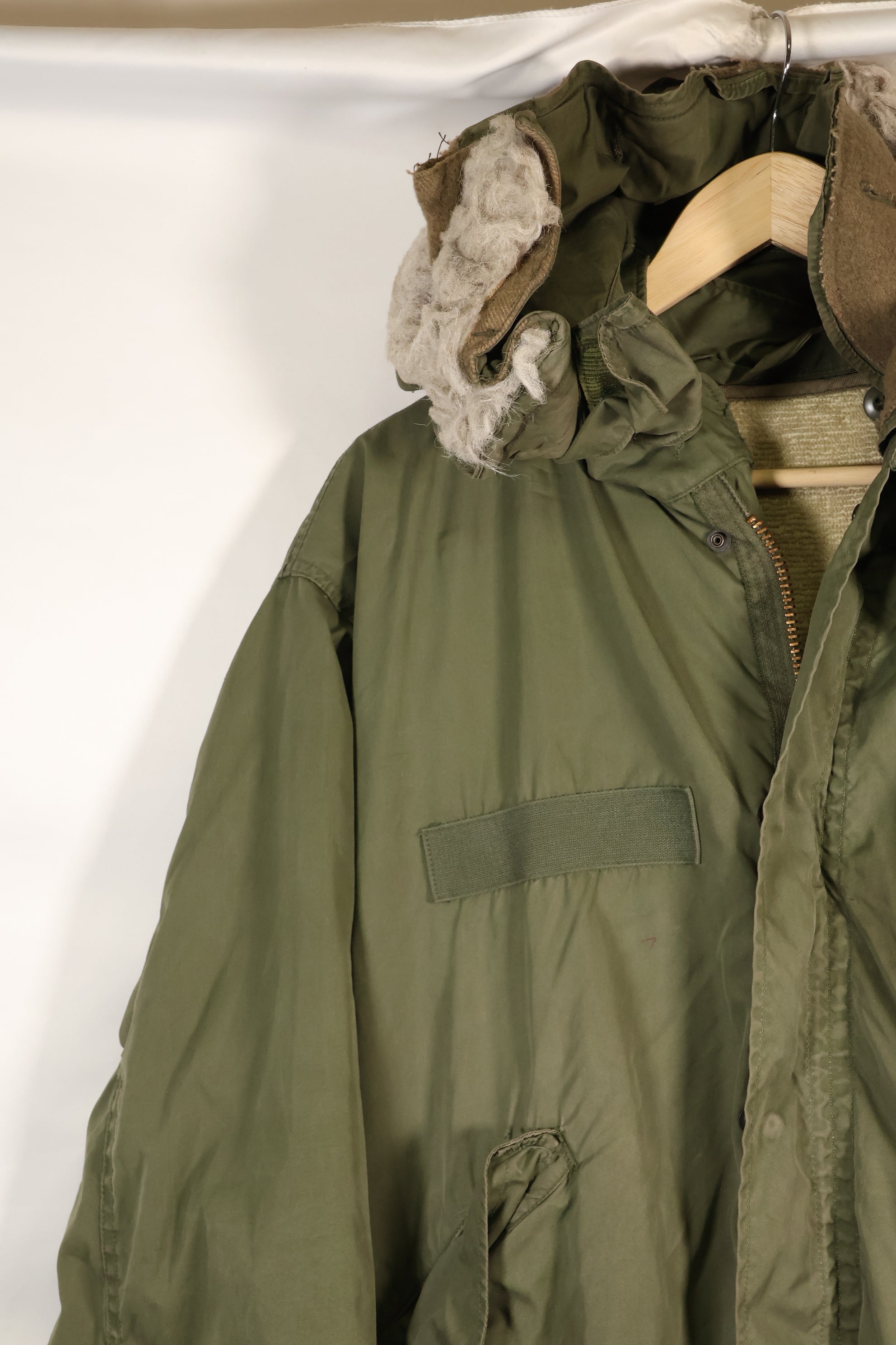 Year Mix 1972 Contract Shell S-R M65 Field Parka Set M51 with Liner Used E