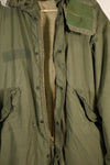 Year Mix 1972 Contract Shell S-R M65 Field Parka Set M51 with Liner Used E