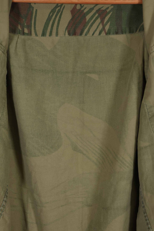 Real Rhodesian Army Rhodesian camouflage shirt with missing buttons, used.