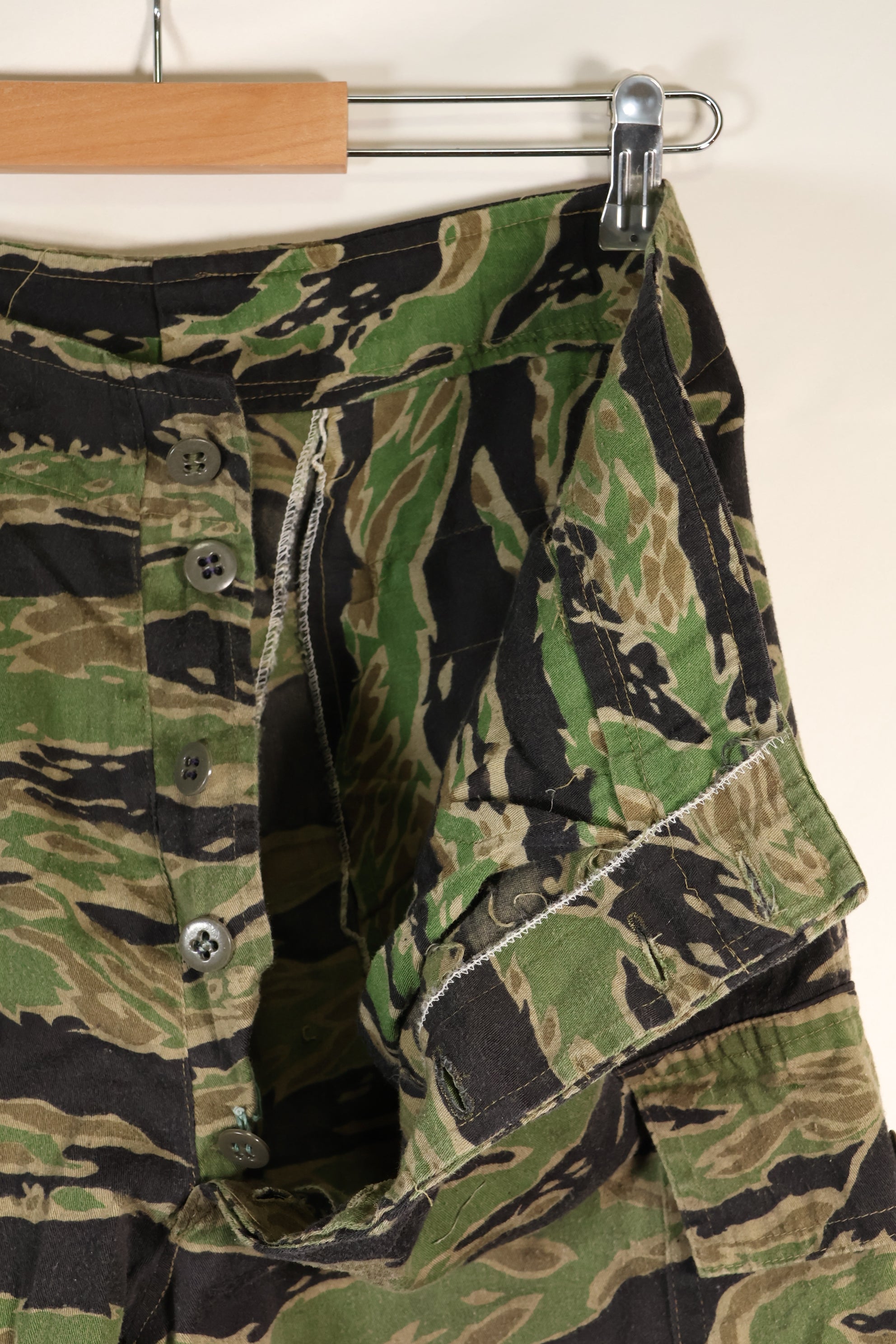 Late 1960s-70s Taylor Late War Tiger Stripe Large Pants Used