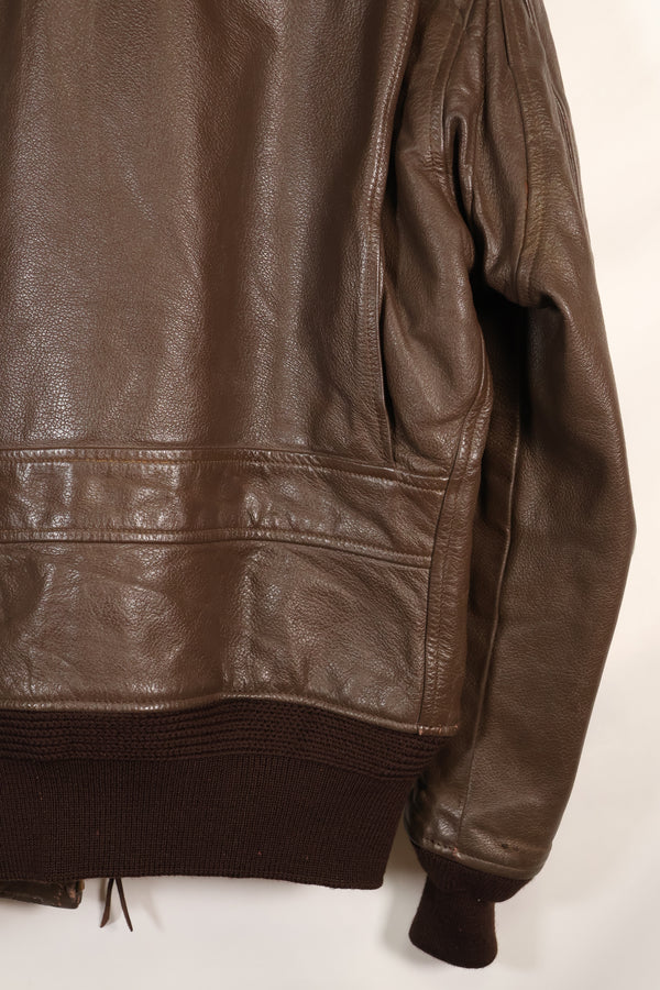 1977 Contract Size 42 US Navy G-1 Flight Jacket Intermediates Used