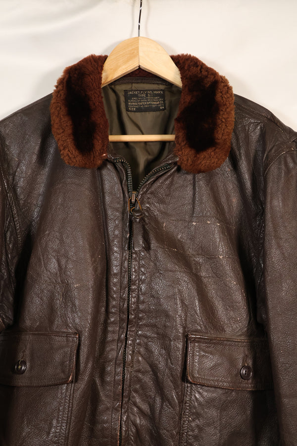 1963 Contract Size 44 US Navy G-1 Flight Jacket Intermediates Used