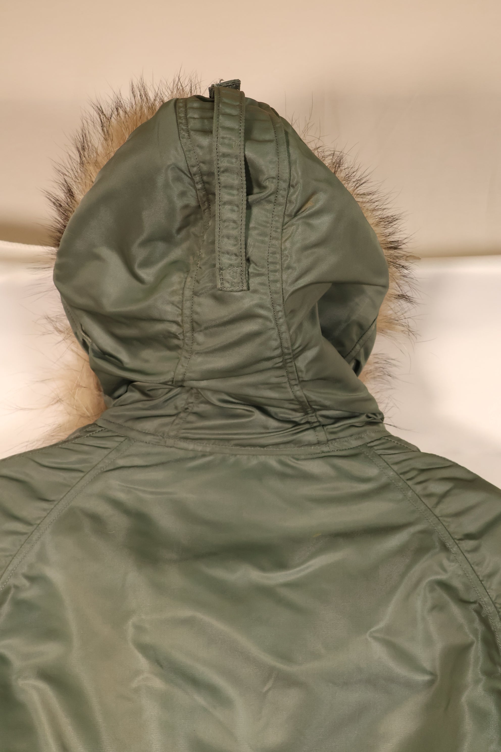 1963年契約　LARGE　アメリカ空軍　USAF　N3-B　寒冷地用エアクルージャケット　状態良い　中古品