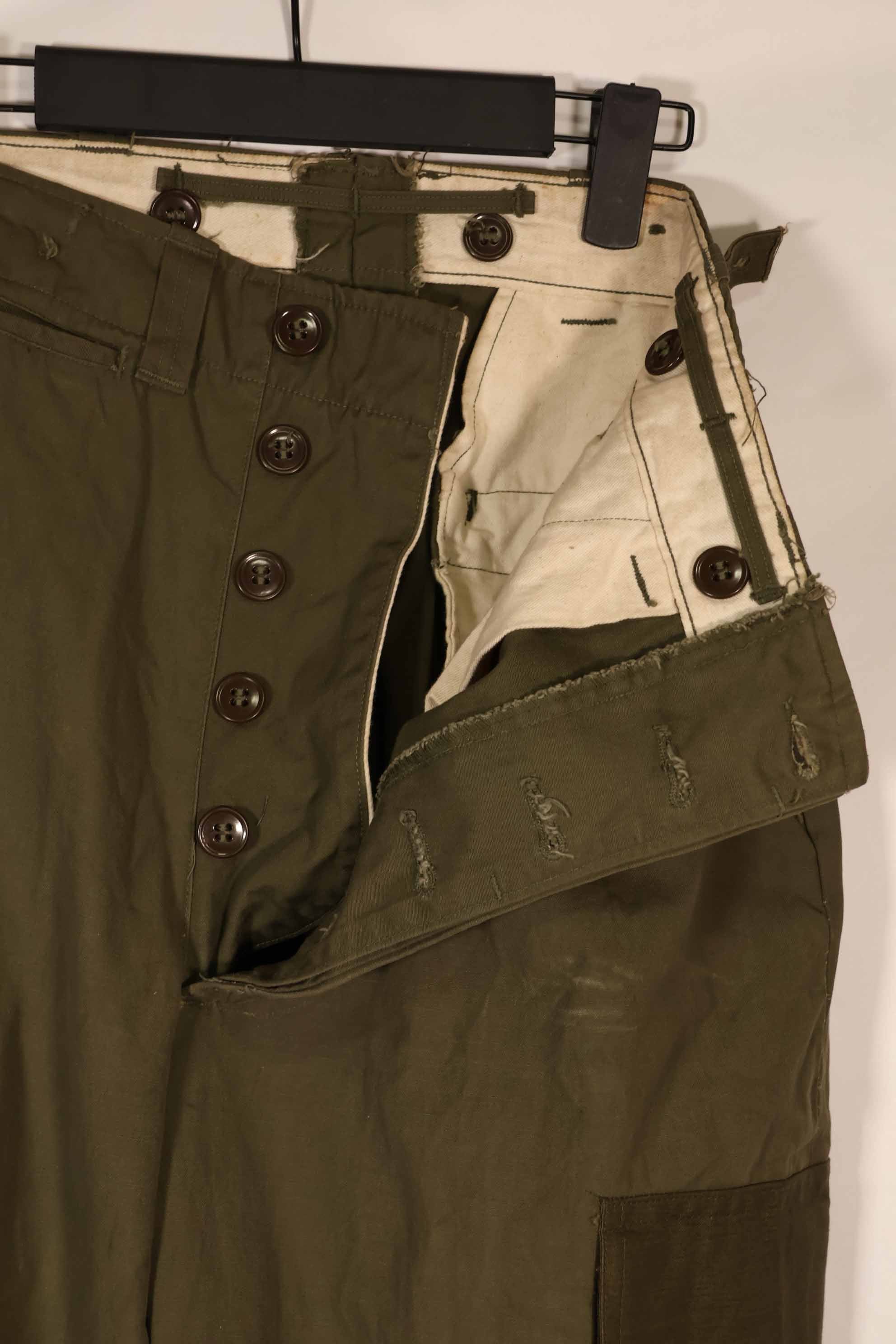 Real 1940s-50s US Army M45 Pants Airborne Pants Used