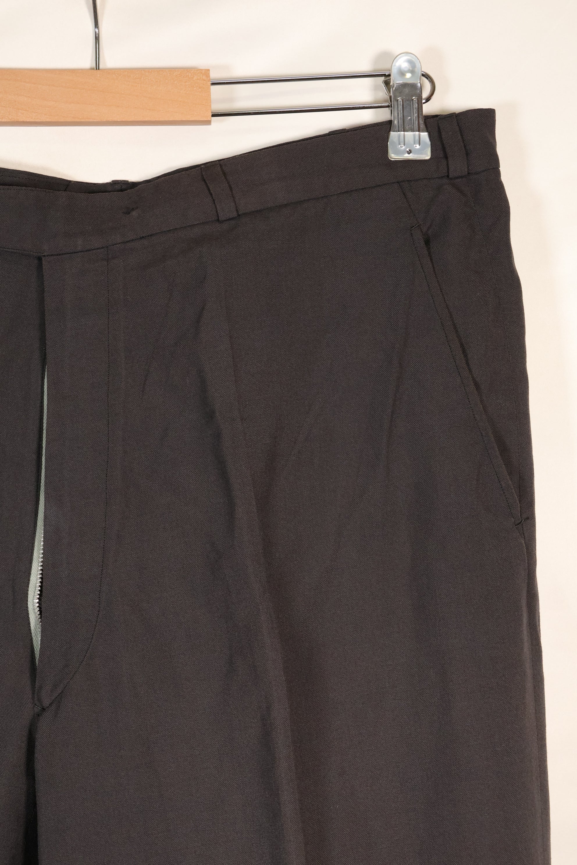 1960s Saigon Taylor Made Black Safari Jacket Pants Set