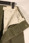 Real 1940s U.S. Army M45 cotton field pants, used.