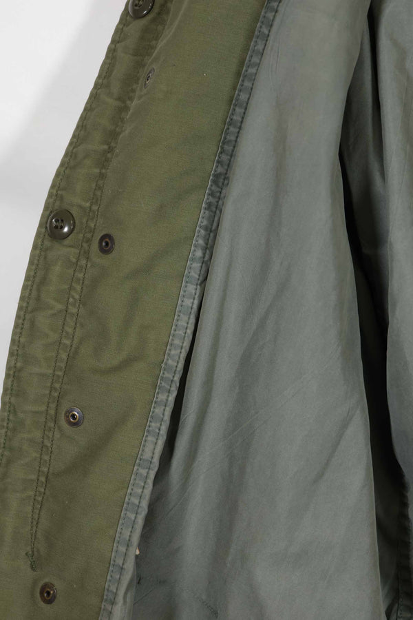 Real 1968 2nd Model M65 Field Jacket, gray liner, no tags, used.