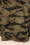 Circa 1965, Made in Japan, A-M, Silver Tiger, Asian Cut, Tiger Stripe Shirt, Good Condition, Used