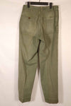 Real 1940s WWII U.S. Marine Corps HBT pants, used A