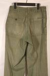 Real 1940s WWII U.S. Marine Corps HBT pants, used A