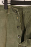 Real 1940s WWII U.S. Marine Corps HBT pants, used A