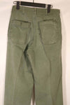 Real 1940s WWII U.S. Marine Corps HBT pants, used, B