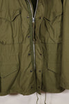 1969 Contract S-S U.S. Army M65 Field Jacket 2nd Model Aluminum Zipper Used