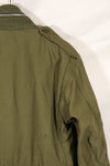 1969 Contract S-S U.S. Army M65 Field Jacket 2nd Model Aluminum Zipper Used