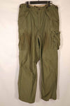 Real 1950s U.S. Army M51 Cotton Field Pants, used.