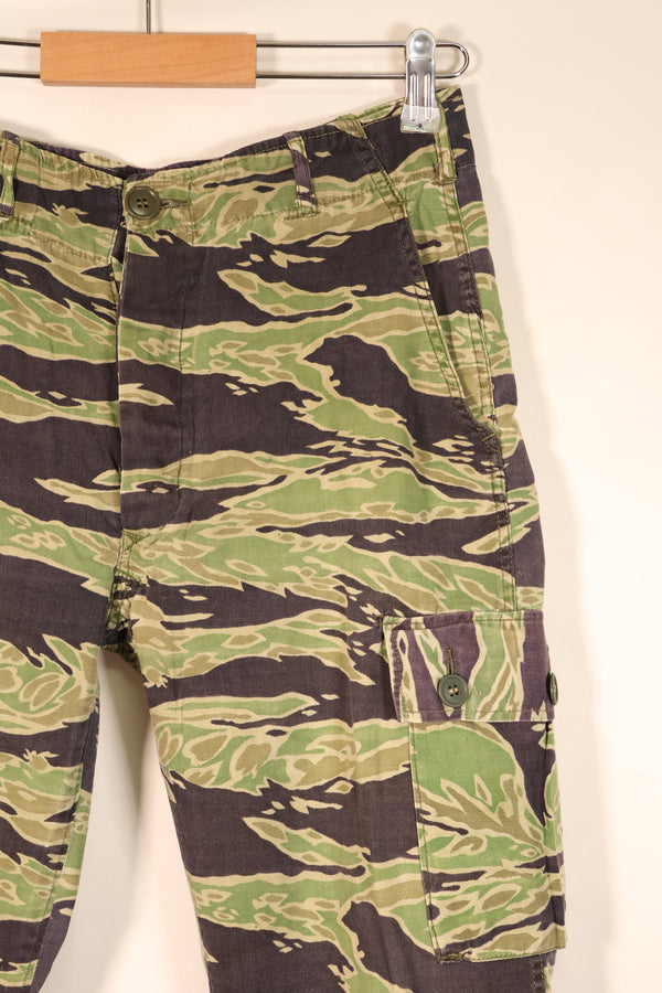 Late 1960s, A-M, Late War Lightweight Pattern, Asian Cut, Tiger Stripe Pants, Slightly Faded
