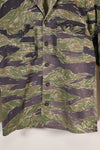 1960's semi A-L Japanese Silver Tiger Asian cut shirt, faded, used.