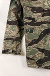 1960's 1/2 A-S Japanese Silver Tiger Shirt, Tiger Stripe, with local alterations, used.