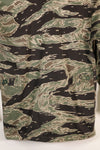 1960's 1/2 A-S Japanese Silver Tiger Shirt, Tiger Stripe, with local alterations, used.