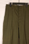 Real late 1940s - early 1950s M45 OD cotton field pants, almost unused, used.