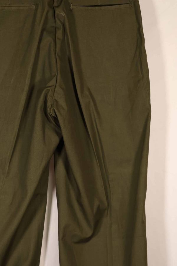 Real late 1940s - early 1950s M45 OD cotton field pants, almost unused, used.