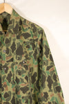 Circa 1970s Korean Army Frogskin Camouflage Nylon Fabric Local Made Shirt Used