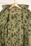 Circa 1970s Korean Army Frogskin Camouflage Nylon Fabric Local Made Shirt Used