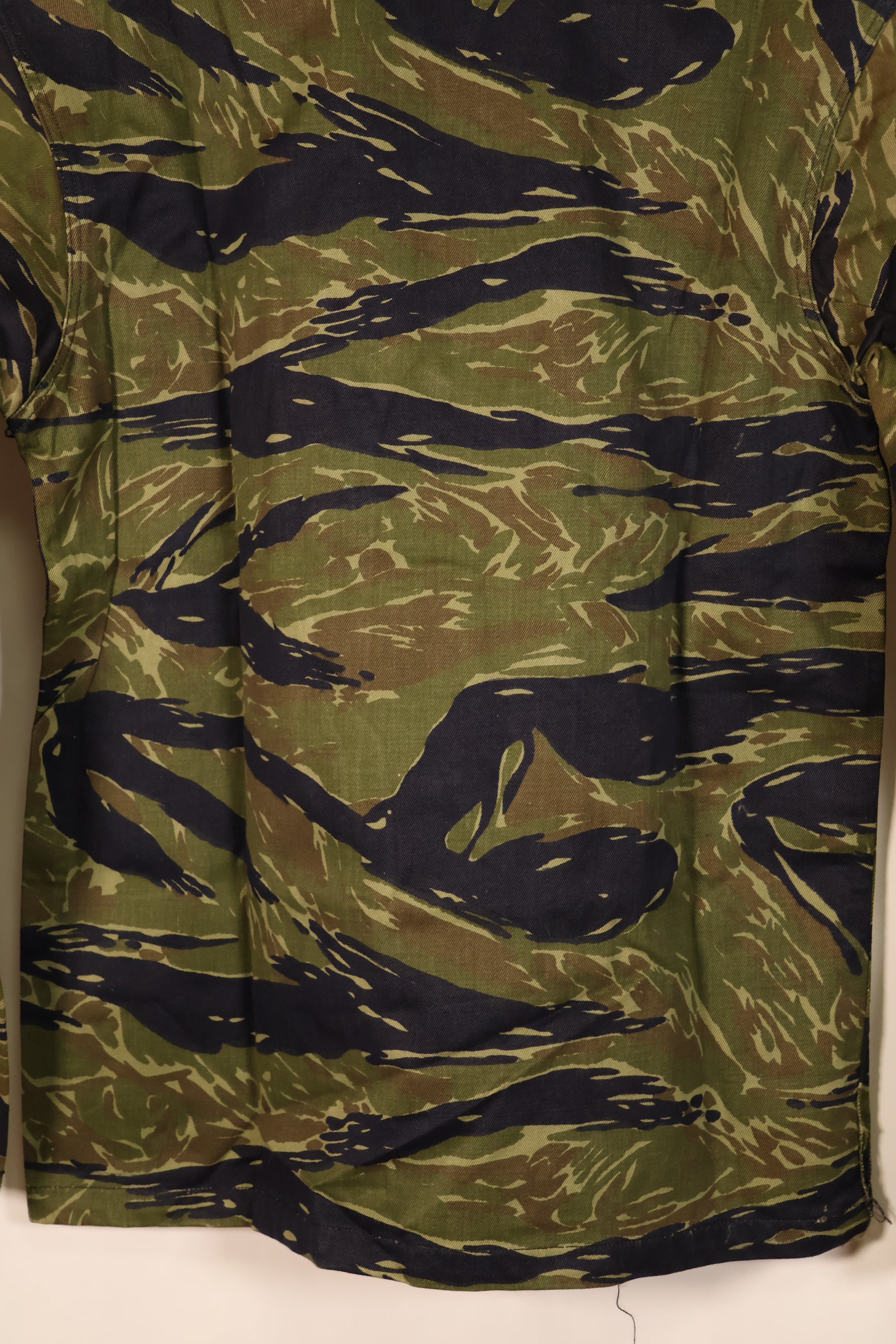 Late 1970s Contract A-M TO78 Silver Tiger Pattern Tiger Stripe Shirt—Unworn