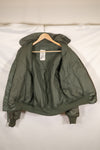 1998 Contract MEDIUM US Navy CWU-45P Flight Jacket, used, good condition.