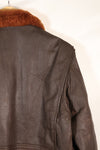 Contracted circa 1960-64, size about 42, US Navy G-1 flight jacket, intermediates, used.