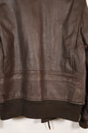 Contracted circa 1960-64, size about 42, US Navy G-1 flight jacket, intermediates, used.