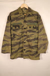 Circa 1970–71, US-M, TO81, Silver Tiger Pattern, Tiger Stripe Shirt, with Patch, Used