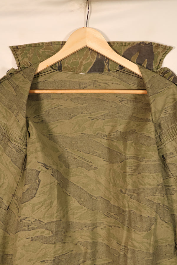 Circa 1970–71, US-M, TO81, Silver Tiger Pattern, Tiger Stripe Shirt, with Patch, Used