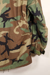 1983 Contract M-R Early Lot M65 Field Jacket Woodland Camouflage Brass Zipper Used