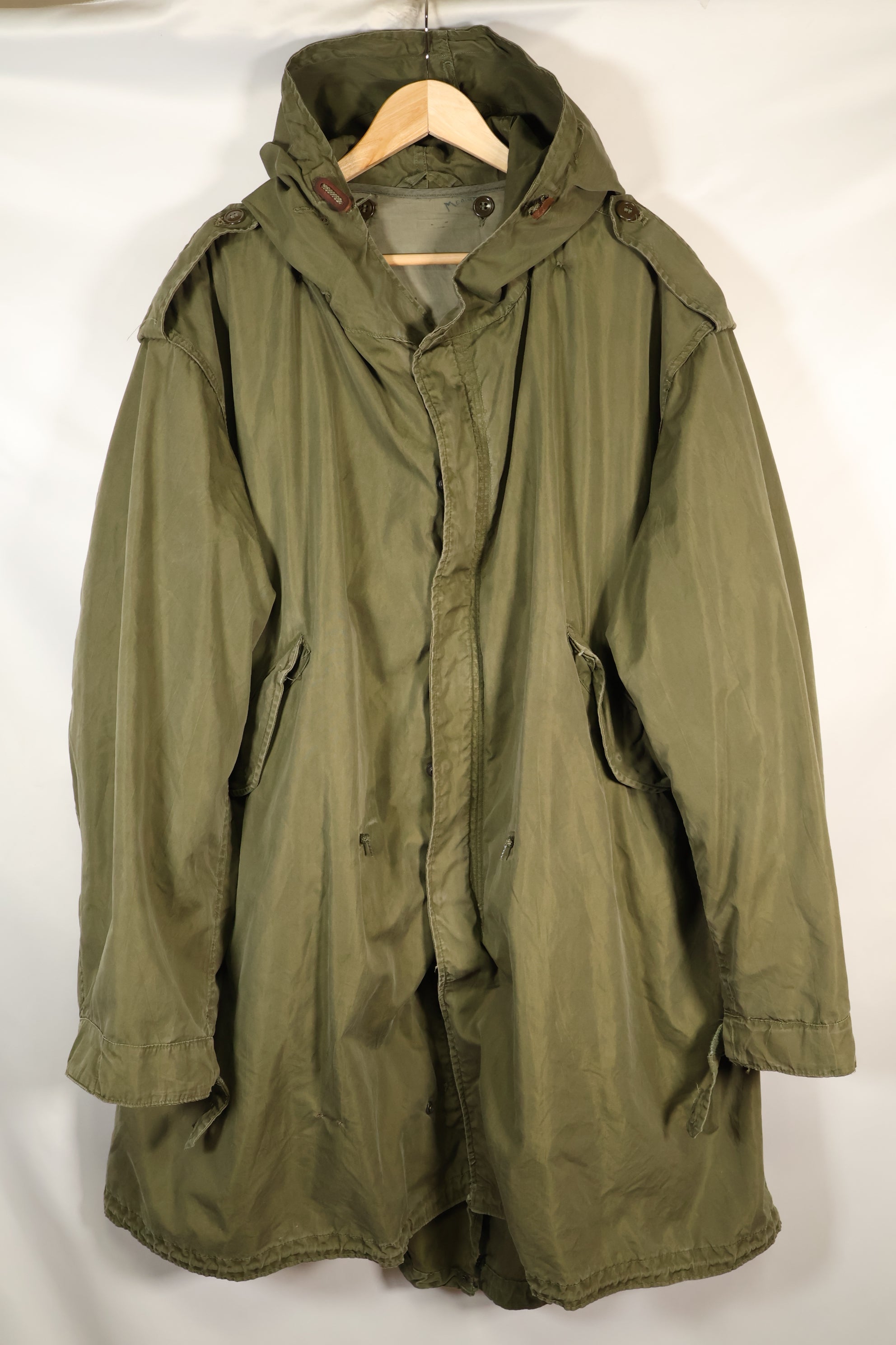 Early 1950s X-Large US Army M51 Field Parka Liner Set Fishtail Parka Used