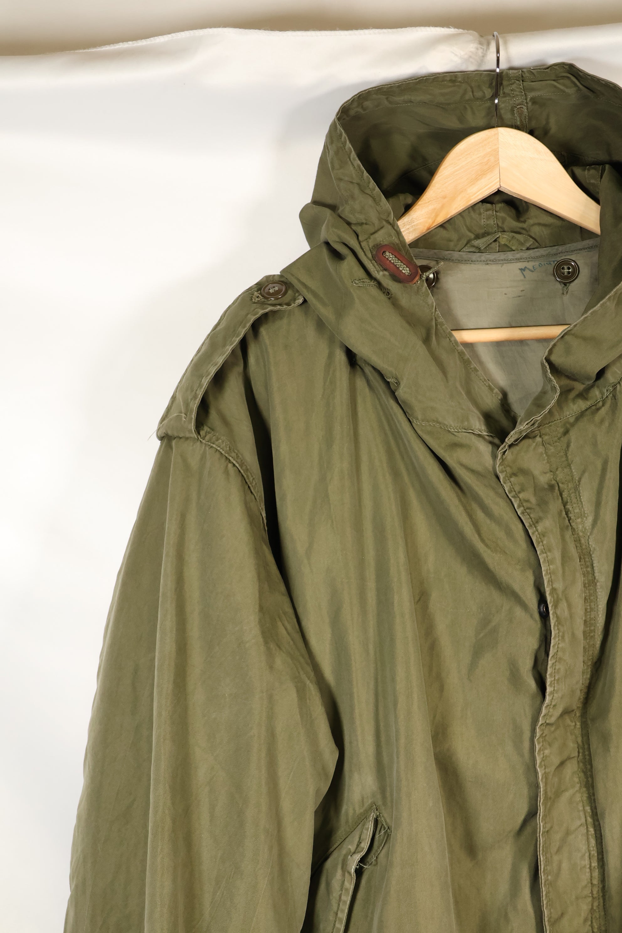 Early 1950s X-Large US Army M51 Field Parka Liner Set Fishtail Parka Used