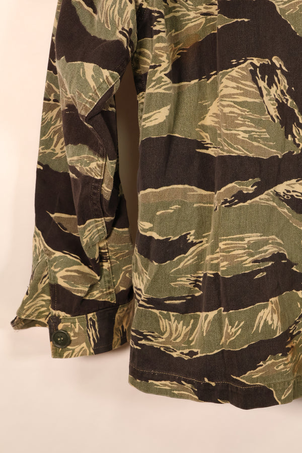 Circa 1965–66 | A-L Okinawa Tiger Pattern | JWD | Asian Cut | Tiger Stripe Shirt | Used
