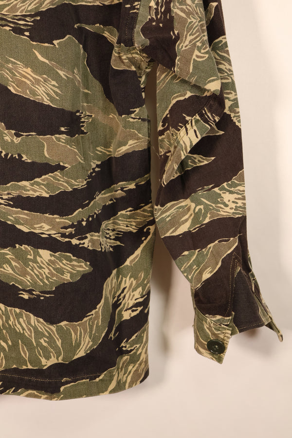 Circa 1965–66 | A-L Okinawa Tiger Pattern | JWD | Asian Cut | Tiger Stripe Shirt | Used