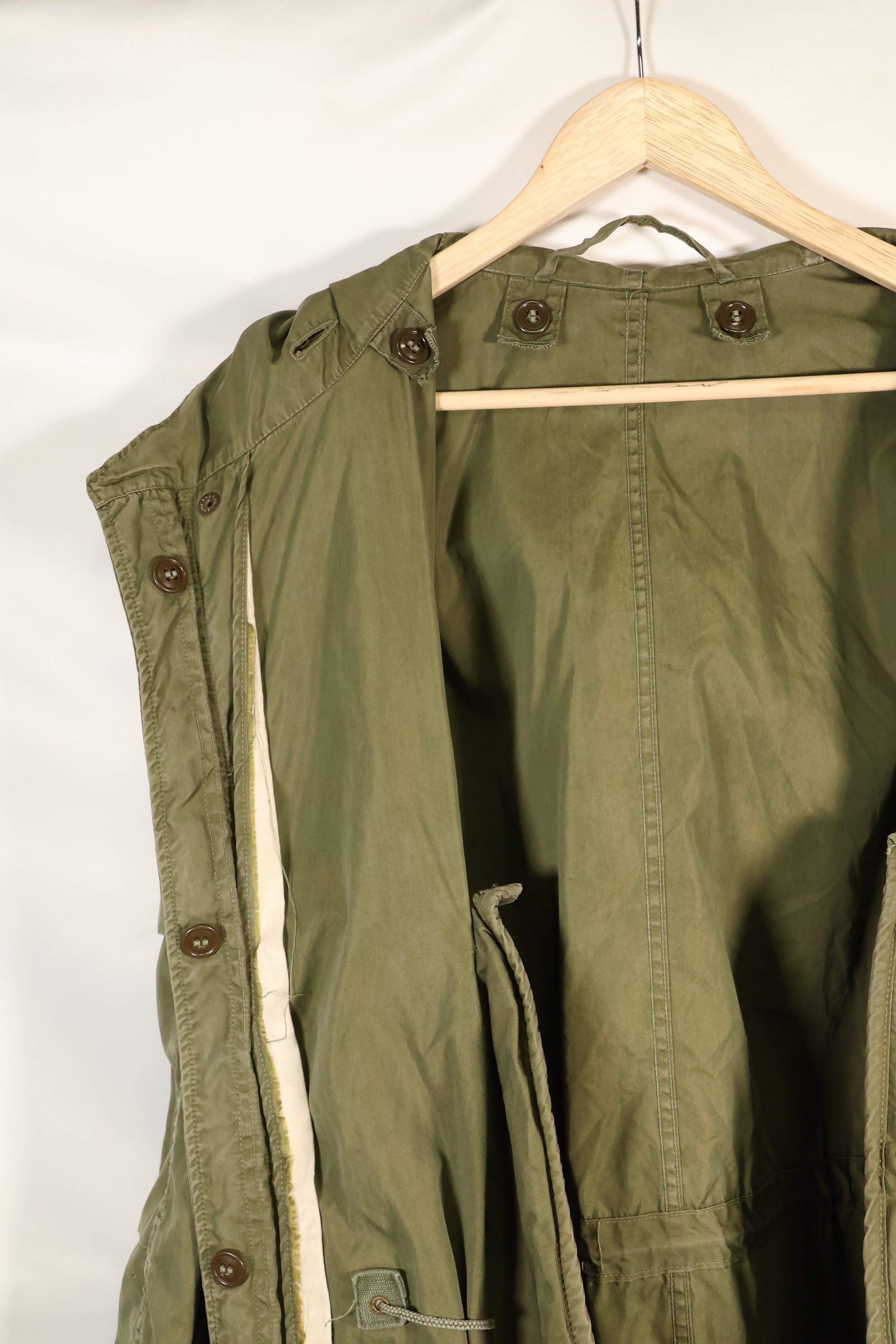 Early 1950s, estimated SMALL M51 Field Parka, liner set, mod parka, used.