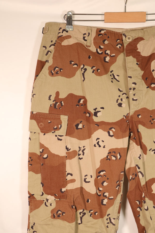 1990 Model—L-R—6C Desert Pattern—Chocolate Chip Camo—Pants—Faded—Used