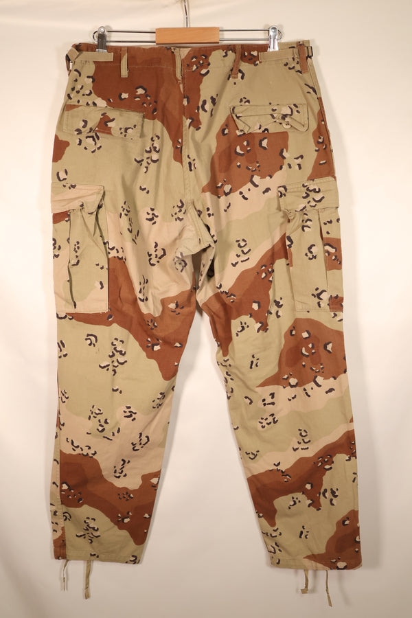 1990 Model—L-R—6C Desert Pattern—Chocolate Chip Camo—Pants—Faded—Used